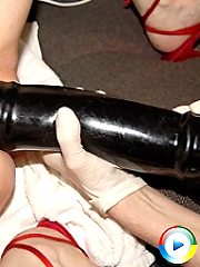 Fisting and big toys are what makes mommy wet