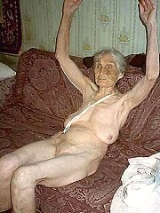 Very old women posing