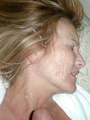 Amateur matures facial
