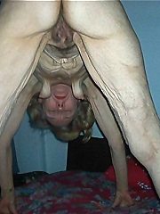 Very skinny old granny