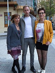 A nughty old and young threesome is getting out of control