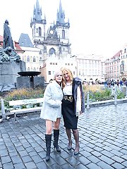 These naughty mature ladies go all the at at home