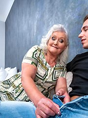 Granny wants cock and thats what she gets from this toyboy