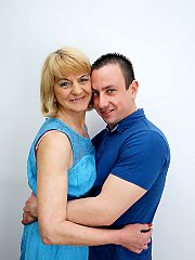 Naughty mature lady doing her toy boy