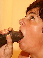 And then a big black cock came through the hole