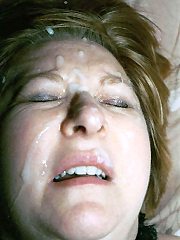 Amateur matures facial