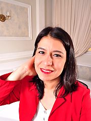 Hairy Latin housewife getting very naughty