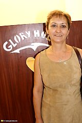 This hairy mature slut loves to get some cock