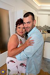 Young man doing a older BBW granny