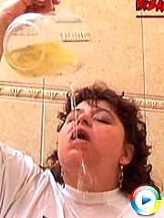 Chubby Mature nurse doing all kinds of nasty things