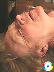 Lustful gramps indulging in passionate sex satisfaction