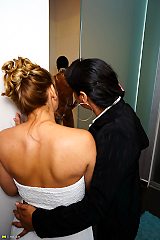 Naughty interracial mature threesome gets wild