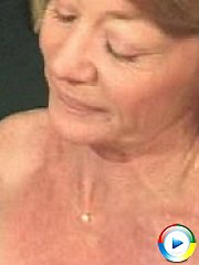 Tattooed brunette unshaved granny taking in large meaty penis