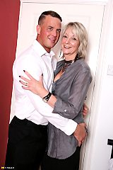 Horny British mature nympho fucking and sucking